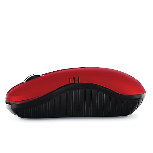 Verbatim Wireless Notebook Optical Mouse, Commuter Series – Matte Red - Image 3
