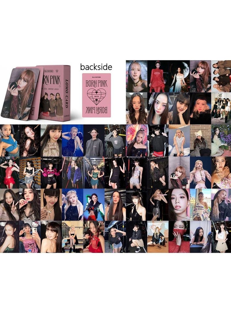 EHOME 55Pcs Blackpink Born Pink Album Photo Lomo Cards  - Image 4