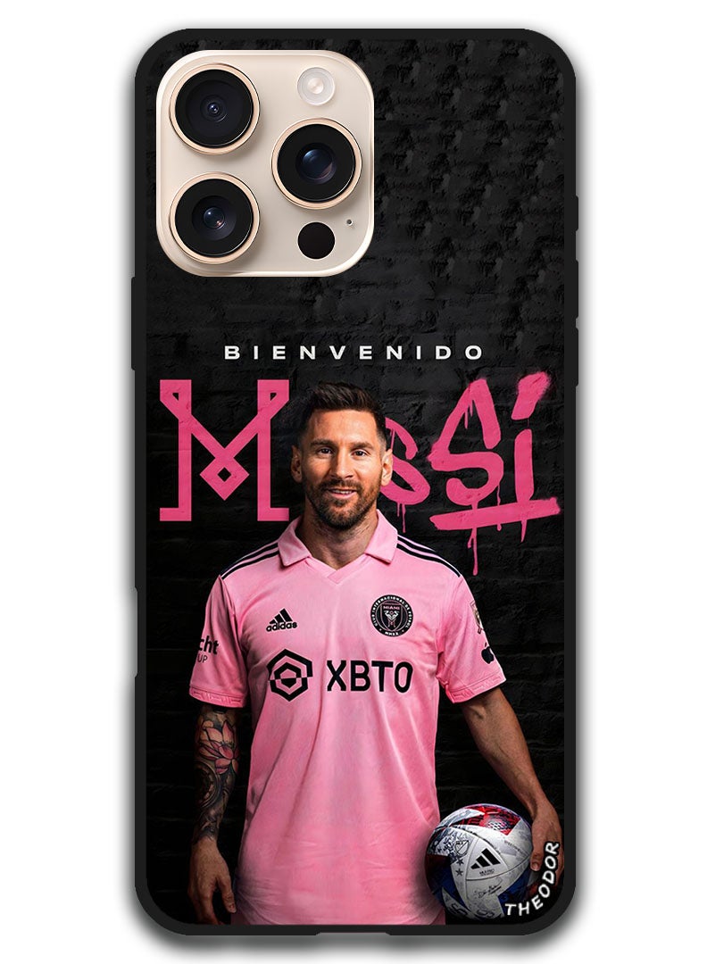 Theodor Protective Case Anti Scratch Shock Proof Bumper Cover For iPhone 16 Pro Max (6.9)-inch Messi 6 - Image 1