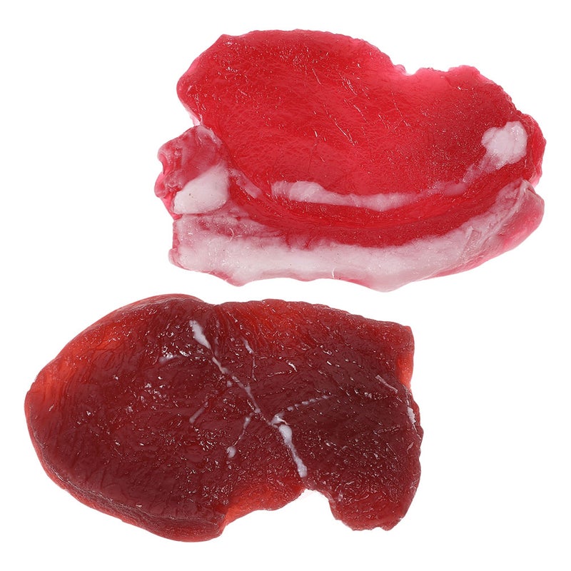 4 pcs Realistic Fake and Beef Meat Model - Lifelike Food Props for Kitchen Decor Party and Market Display Photography Props - Image 5