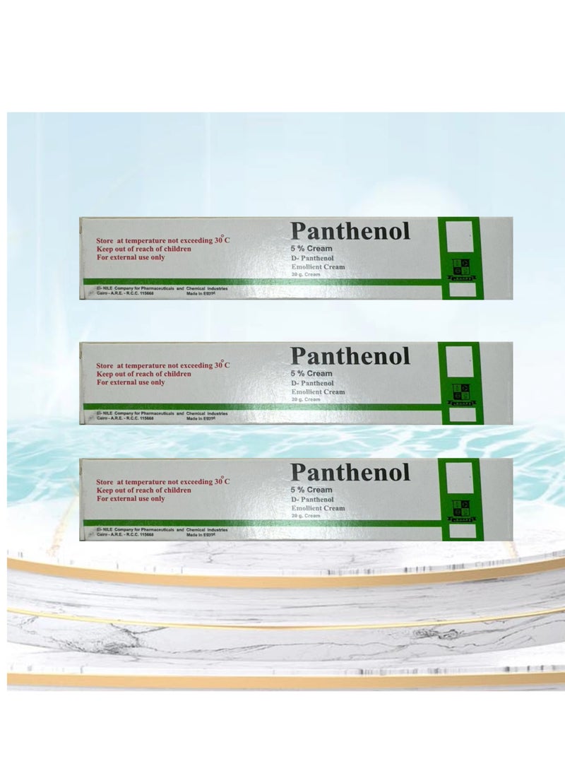 Panthenol 3-Piece Panthenol Moisturizing Cream 20 gm