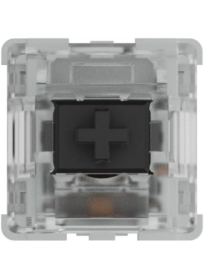 Glorious Gaming 120X Gateron Mechanical Keyboard Switches (Black) - Smd-Led Compatible, Linear & Consistent For Heavy Typing & Gaming, 60G Actuation Force, 3-Pin Mount - Gateron Black - Image 5