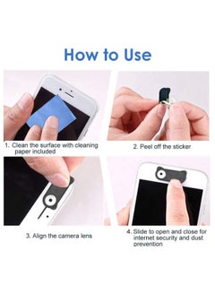 Y&D Webcam Cover Slide Ultra-Thin for Laptop, MacBook Pro, iMac, iMac Mini, iPad Computer Web Camera Protecting Your Privacy Security  - Image 4