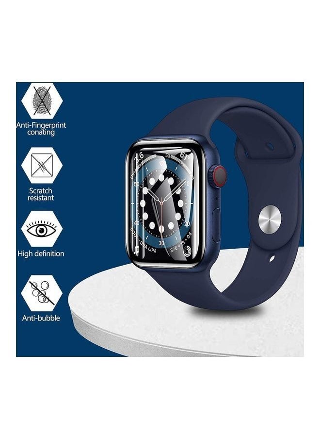 SAB - 2-Piece Screen Protector with Scraper Card for Apple Watch Series 7 41mm - Image 1