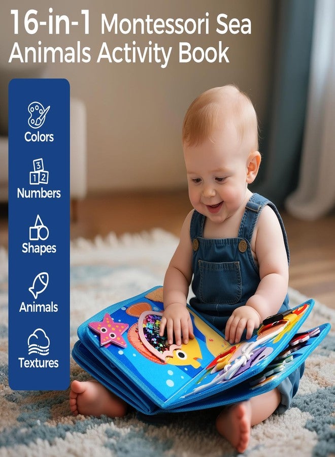 evoceler Busy Book, Busy Board with Fishing Game & Coloring Page, Montessori Toys for Toddlers 18 Months+, Quiet Airplane Travel Toy, Sensory Learning Toy for Toddlers 2-5, Girls Boys Birthday Gift - Image 5