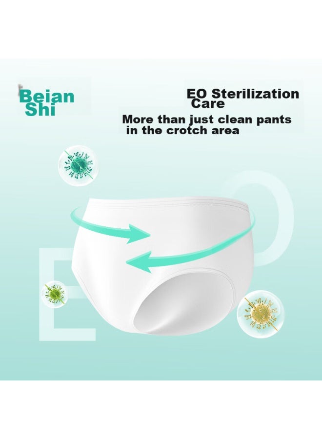 Briars Beianshi Disposable Underwear For Women, Pure Cotton, For Pregnant Women, Postpartum, Menstruation, Travel, Hygiene, 5-pack, Women's Colored XL Size, Sterilized - Image 2