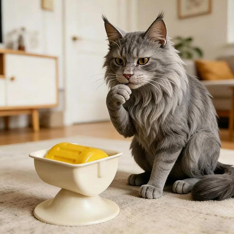 Genérico Licking Bowl, Non-Slip Liquid Licker – Slow Feeding Bowl with Rolling Core – for Kitchen Dining Home Weight Control Training Behavior Meals - Image 3