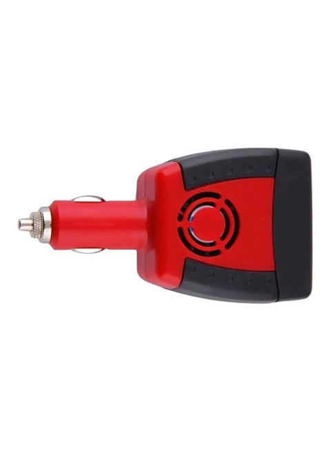 Car Inverter Charger – 12V DC to 220V AC Power Converter with USB Port | Portable Vehicle Inverter Adapter for Charging Laptops, Phones, Cameras, and Small Devices | Compact Design with Overload & Short Circuit Protection | Ideal for Road Trips and Daily Commute