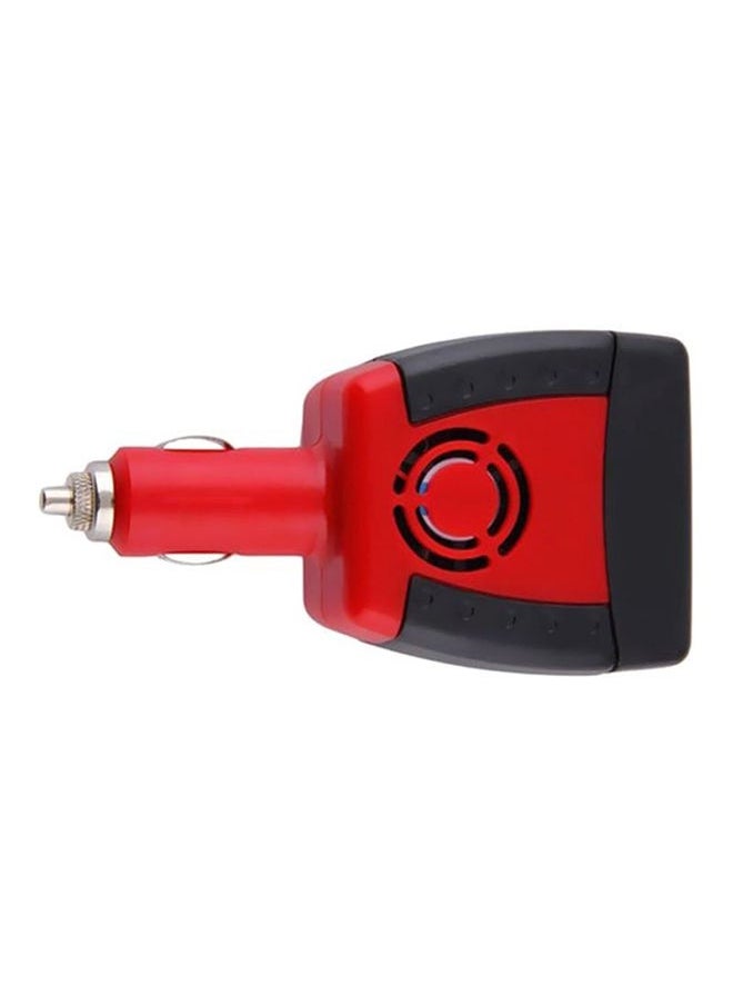 ELTRAZONE Car Inverter Charger – 12V DC to 220V AC Power Converter with USB Port | Portable Vehicle Inverter Adapter for Charging Laptops, Phones, Cameras, and Small Devices | Compact Design with Overload & Short Circuit Protection | Ideal for Road Trips and Daily Commute  - Image 1