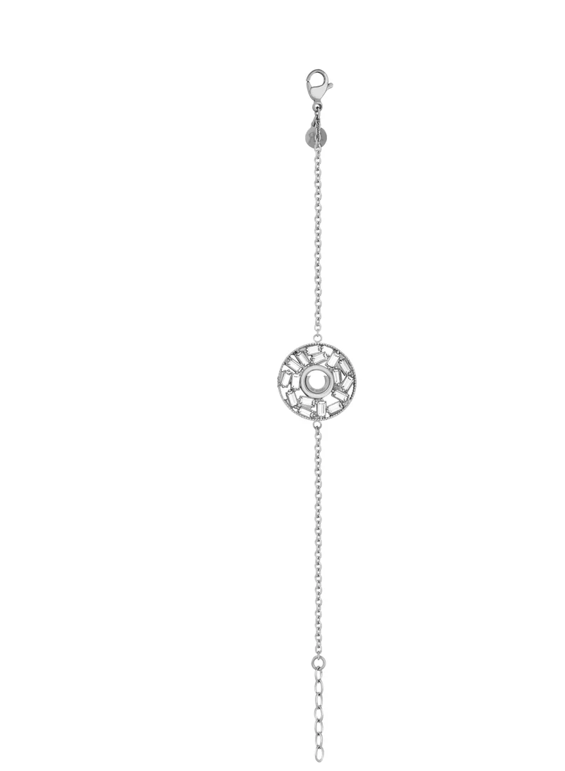 Stone Embellished Chain Bracelet