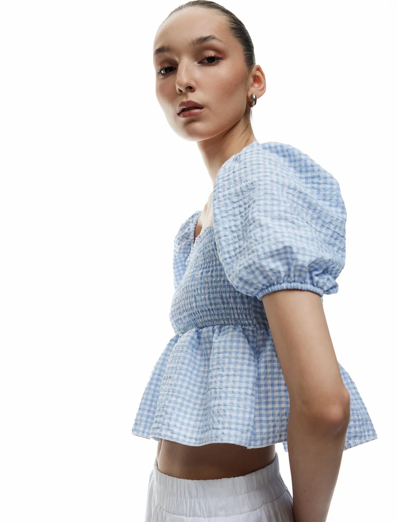 كوتون Crop Blouse