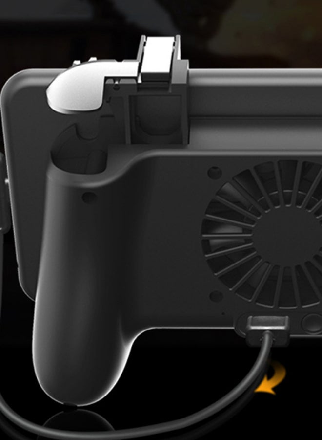 Trigger Aim on L1R1 Shooter Gamepad With Cooling Fan - Wireless - Image 3