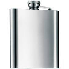 Anything & Everything Stainless Steel Plain Hip Flask 07 oz - Image 2