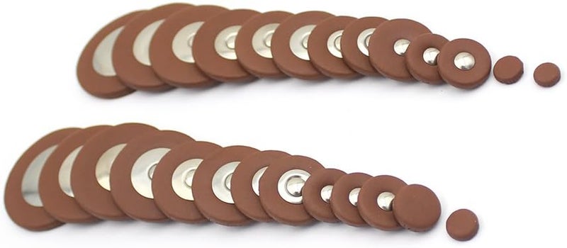 Mowind 26 Pieces Leather Pads Replacement for Alto Saxophone Sax Accessory - Image 3