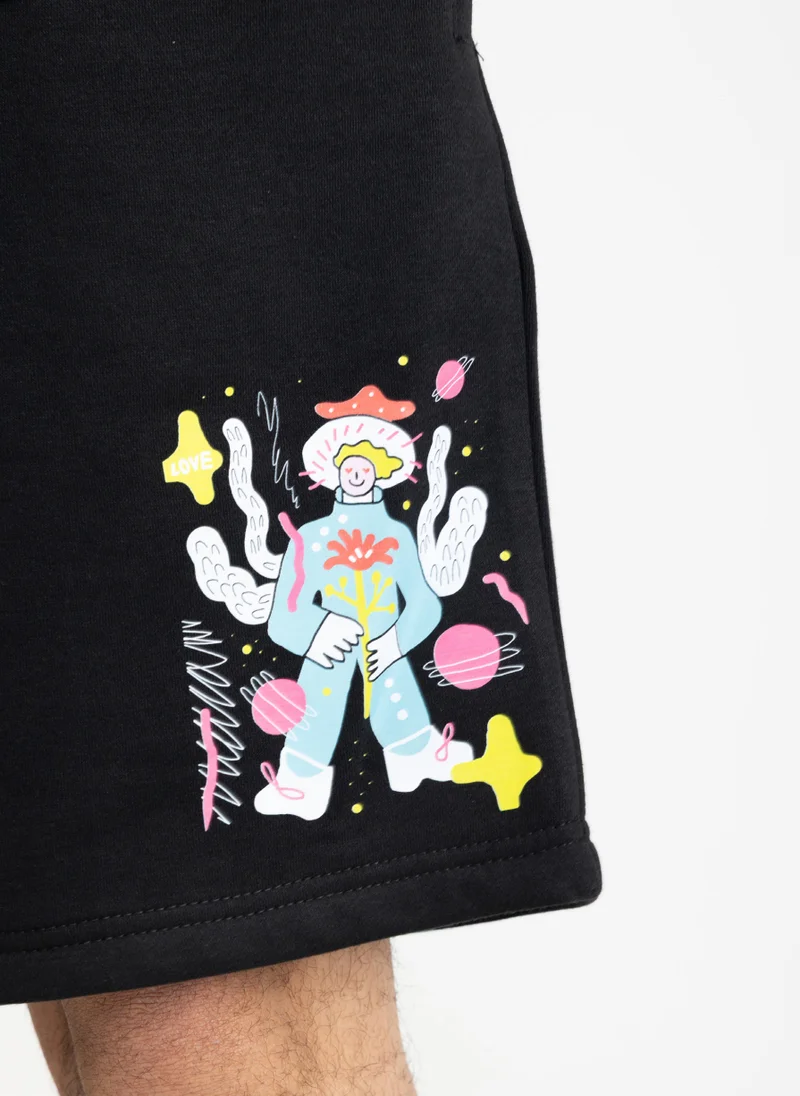 JOKES ASIDE Moonchild Shorts
