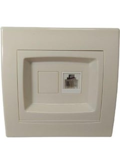 Schneider Alia Cream 1RJ11 Telephone Socket 