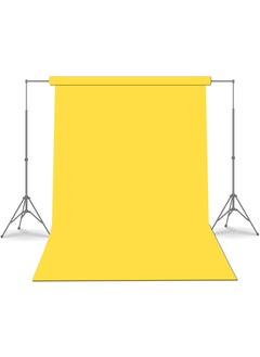 Coopic COOPIC 1.35M X 11M Light Yellow Color Background Backdrop Paper for Photo Studio Portrait Seamless Collapsible Photography Background Backdrop Classic Fashion for Studio Professional Photographer  - Image 1