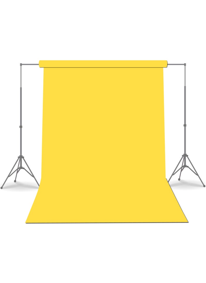 Coopic COOPIC 1.35M X 11M Light Yellow Color Background Backdrop Paper for Photo Studio Portrait Seamless Collapsible Photography Background Backdrop Classic Fashion for Studio Professional Photographer  - Image 1