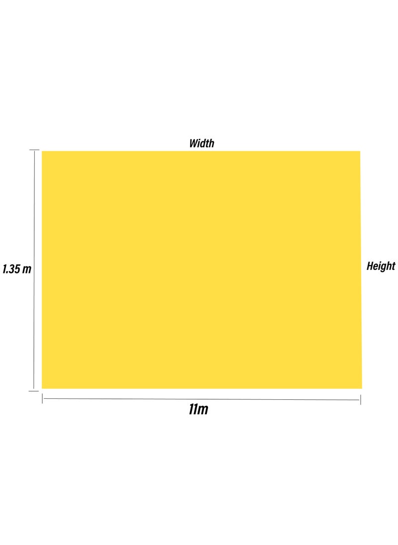 Coopic COOPIC 1.35M X 11M Light Yellow Color Background Backdrop Paper for Photo Studio Portrait Seamless Collapsible Photography Background Backdrop Classic Fashion for Studio Professional Photographer  - Image 4