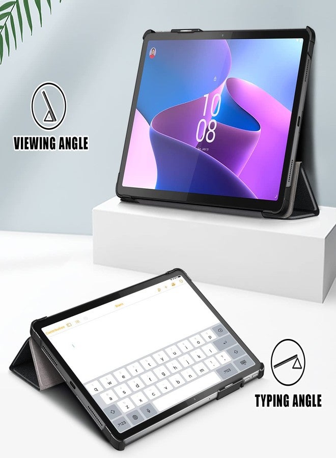Gylint جراب Gylint لجهاز Lenovo Tab P12 Pro (الجيل الثاني) 12.7 بوصة 2024، جراب قابل للطي فائق النحافة من الجلد الصناعي الذكي مع حامل لجهاز Lenovo Tab P12 Pro (الجيل الثاني) / P12 / Xiaomi Pad Pro 12.7 بوصة، لون أزرق داكن - Image 2