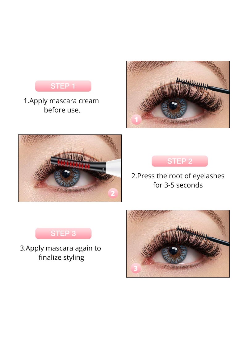 Generic - 4 in 1 Heated Eyelash Curler with LCD Display Double-Sided Design and 4 Temperature Modes for Suitable Lash Curls - Image 1