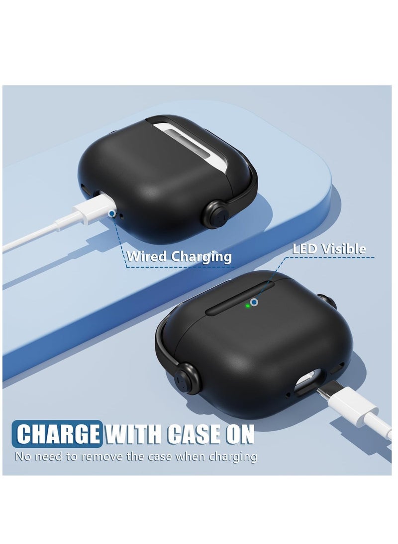 ANYOGRO Compatible with AirPods Pro 3 Case Cover for Women Men, Unique Musician Headset Design, PC Material Protective Case with Cleaner Kit and Keychain for AirPods Pro 3rd Generation 2025 - Image 4