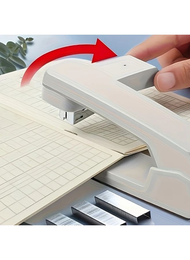 Heavy Duty 360 Degree Rotating Manual Stapler 1PC Capacity Ergonomic Office Home Use - Image 3