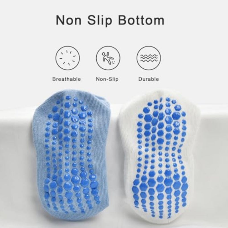 HYCLES children's anti-slip socks, anti-slip toddler socks anti-slip children's socks suitable for 7-year-old boys and girls - Image 3