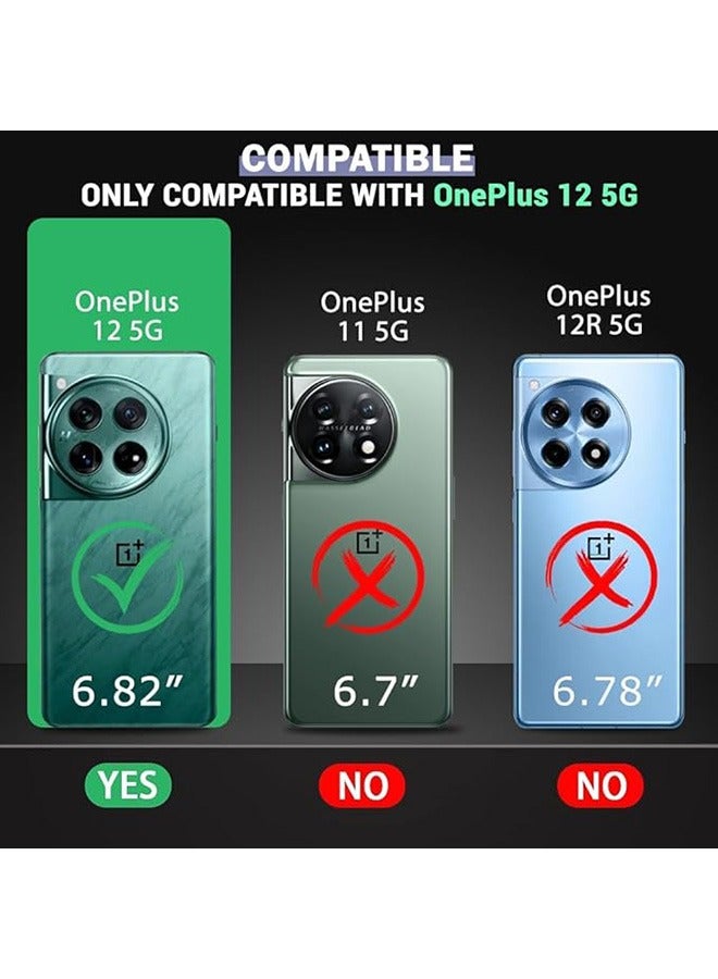Case Cover for Oneplus 12 Thin TPU Silicone Cover,  with Camera Protection Soft Interior, Anti-Fall Drop Protection, Shockproof Case, Slim Fit Flexible Phone Case for Oneplus 12 (Black) - Image 2