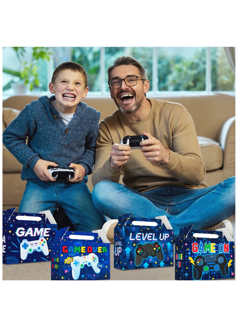 FRUITFUL PARTY Video Game Party Boxes, 24pcs Gaming Treat Boxes Game Goodie Boxes Video Game Candy Boxes for Video Game Birthday Decorations Party Favors  - Image 4