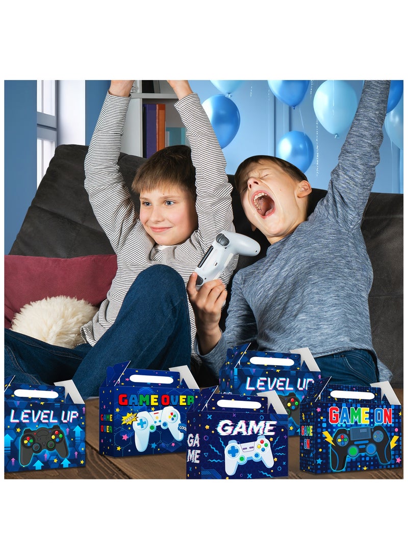 FRUITFUL PARTY Video Game Party Boxes, 24pcs Gaming Treat Boxes Game Goodie Boxes Video Game Candy Boxes for Video Game Birthday Decorations Party Favors  - Image 5