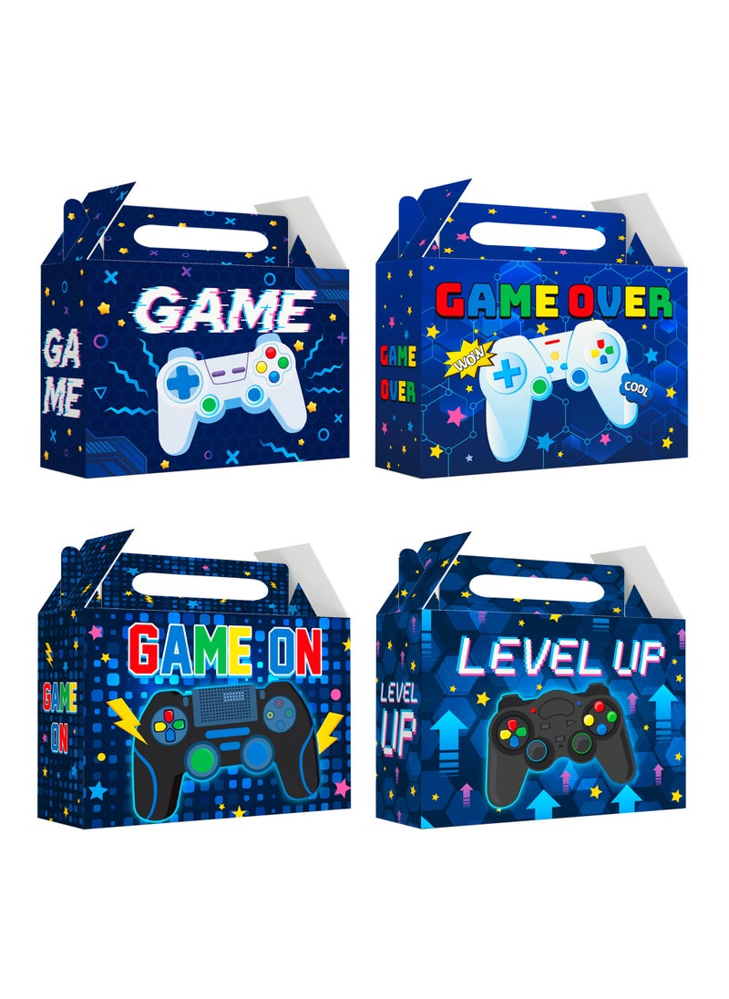 FRUITFUL PARTY Video Game Party Boxes, 24pcs Gaming Treat Boxes Game Goodie Boxes Video Game Candy Boxes for Video Game Birthday Decorations Party Favors  - Image 1