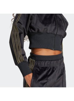 adidas Originals Velour Zip Hoodie Track Top  - Image 4