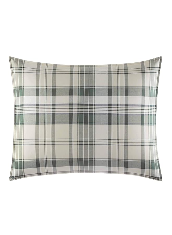 Eddie Bauer Twin Duvet Cover Set Cotton Reversible Bedding With Matching Sham Plaid Home Decor For All Seasons Timbers Evergreen Twin  - Image 5