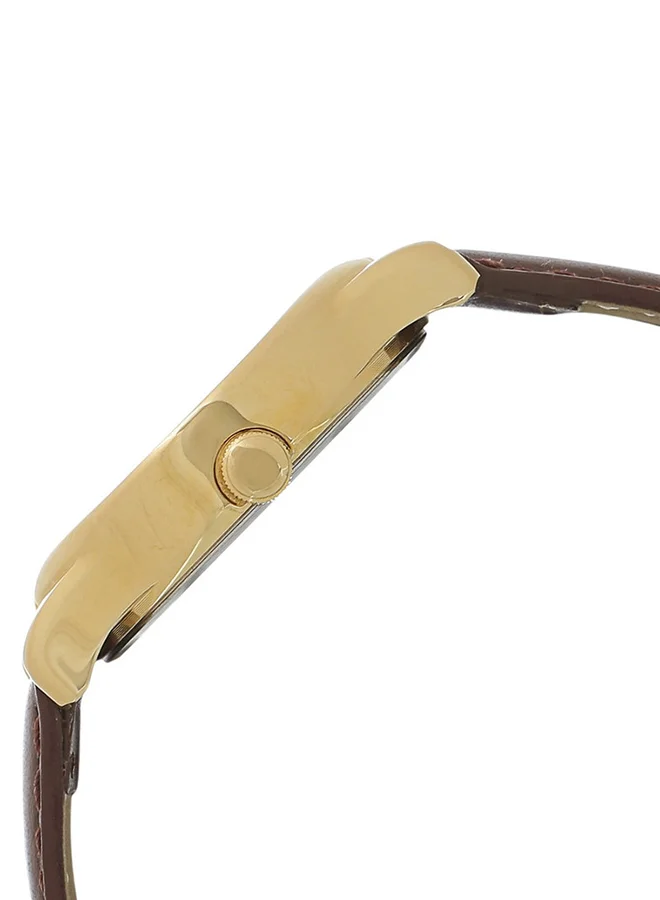 TITAN Leather Analog Wrist Watch 1580YL05