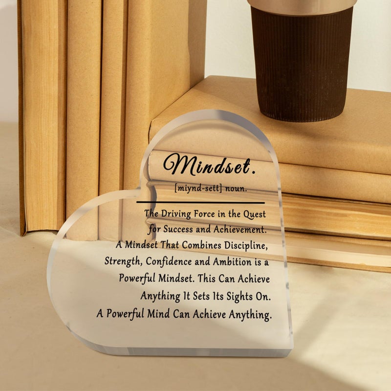 Baipilu To My Son Gift from Parent Inspirational Gift for Son Acrylic Sign Gift Back to School Gift for Son Graduation Gift for Him Heart Shaped Acrylic Decor New Job Gift for Son Motivational Desk Sign - Image 4