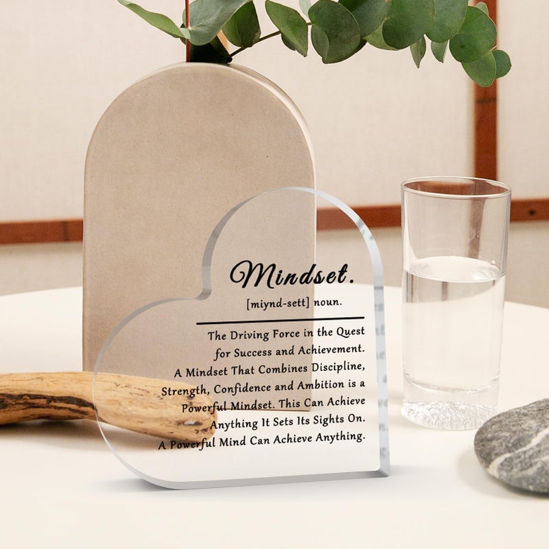Baipilu To My Son Gift from Parent Inspirational Gift for Son Acrylic Sign Gift Back to School Gift for Son Graduation Gift for Him Heart Shaped Acrylic Decor New Job Gift for Son Motivational Desk Sign - Image 3