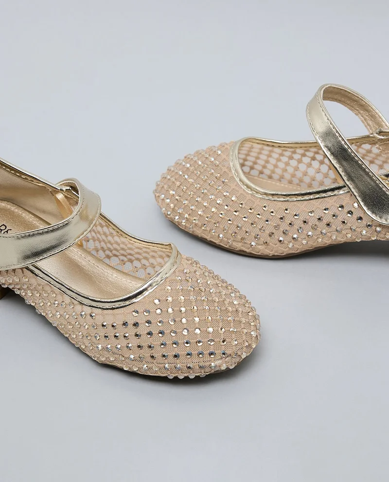 أر أند بي Embellished Low Heel Mary Jane Shoes