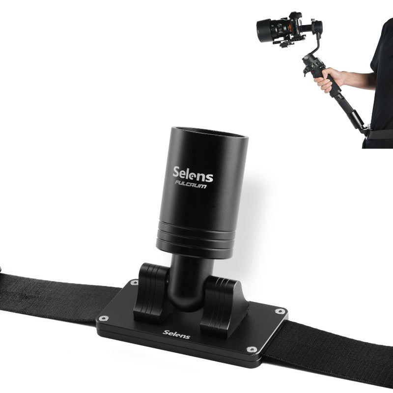Selens Selens Camera Gimbal Belt, Gimbal Stabilizer Weight Support Hip Belt Waist Mount for Long Standing Filming, Compatible with Ronin S DJI RS2/RSC2, Zhiyun Crane 2, Crane Plus, Moza Air 2, AirCross - Image 1