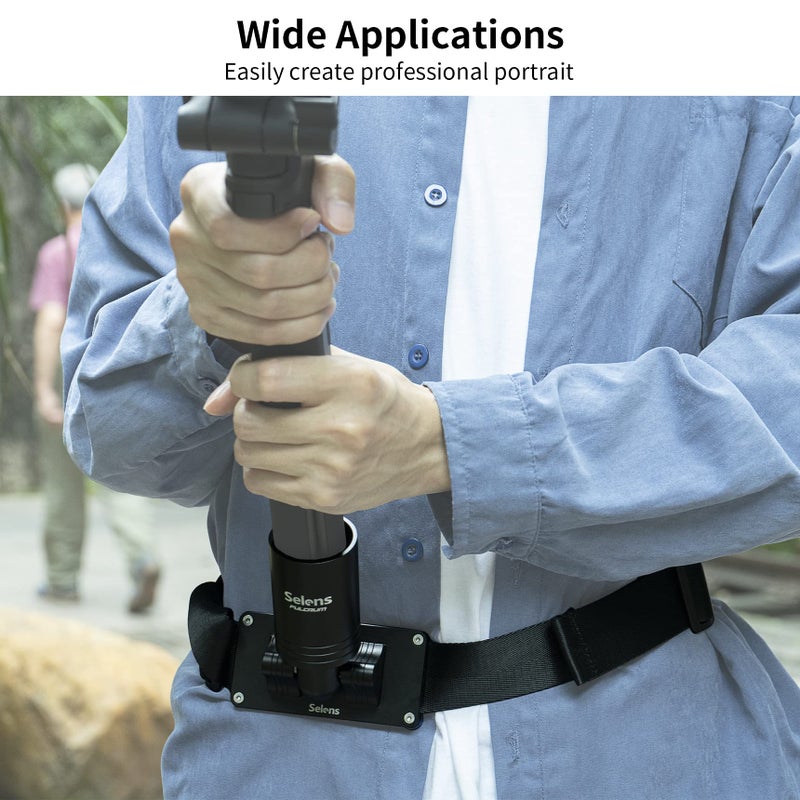 Selens Selens Camera Gimbal Belt, Gimbal Stabilizer Weight Support Hip Belt Waist Mount for Long Standing Filming, Compatible with Ronin S DJI RS2/RSC2, Zhiyun Crane 2, Crane Plus, Moza Air 2, AirCross - Image 2