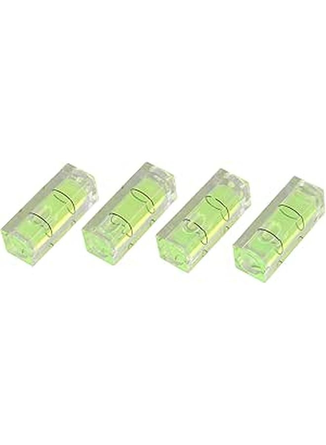 4Pcs Universal Square Bubble Spirit Level Tripod 10x10x29mm For Camera Measuring - Image 1