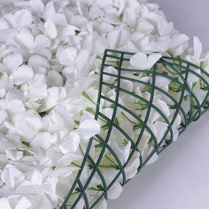 Well Art Gallery Well Art GalleryArtificial White Flower Wall Mat for Balcony Wall Garden Home Decoration Set of 260 x 42 cm  - Image 3