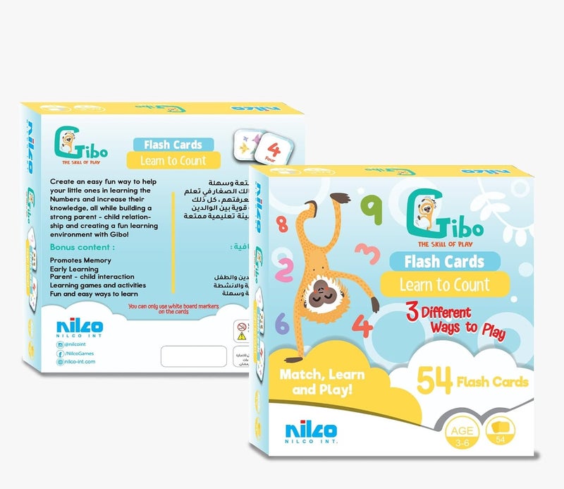 GIBO FLASH CARD LEARN TO COUNT