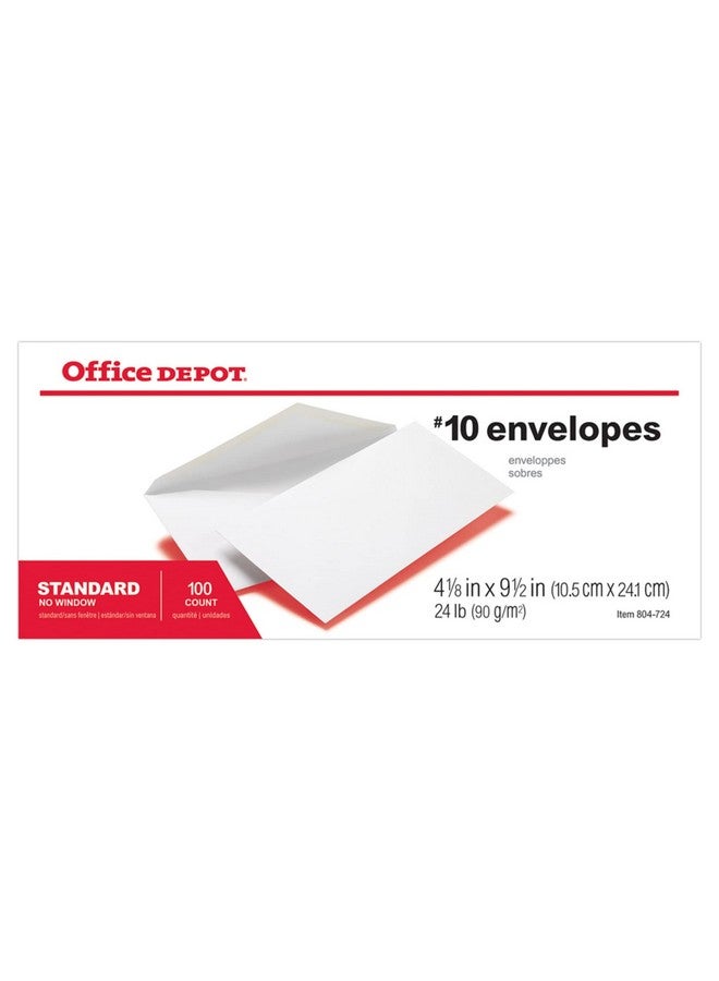 أوفيس ديبوت مظاريف متعددة الأغراض، رقم 10 (4 1/8 بوصة × 9 1/2 بوصة)، بيضاء، علبة تحتوي على 100 مظروف، 77196 - Image 4