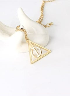 Zchiko Zchiko Harry Potter Deathly Hallows Necklace. Gold  - Image 3
