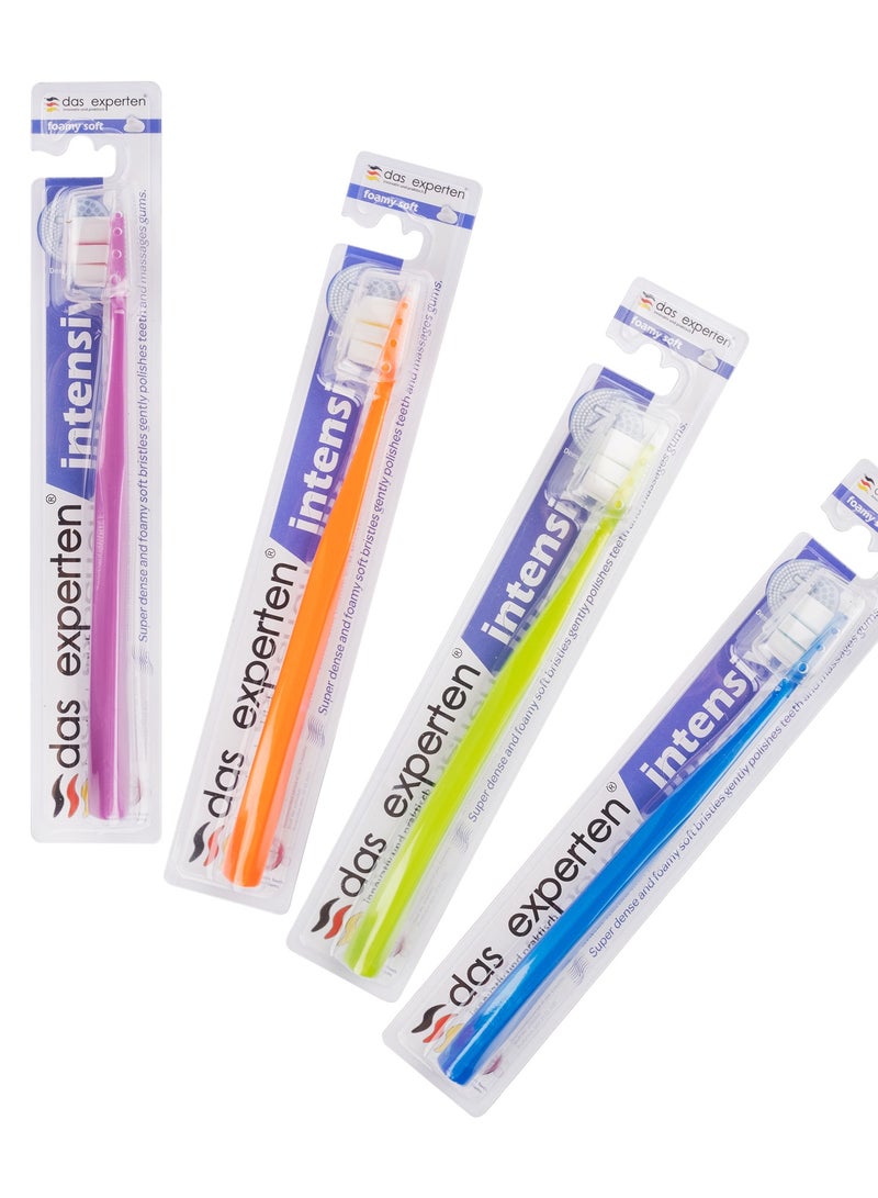 Das experten polishing foamy soft toothbrush INTENSIV (assorted color) - Image 4