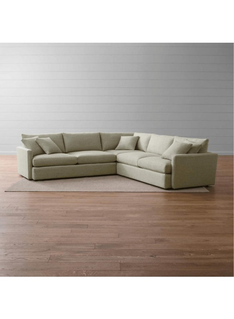 Karnak Queen 5 Seater Sectional Sofa – Beige - Image 1