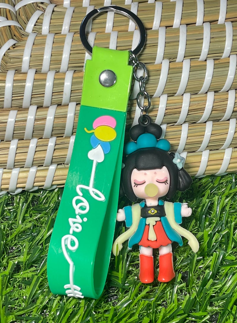 ميدالية مفاتيح كرتونية مميزة اكسسوار مميز سلسلة مفاتيح بتصميم شحصية ديزني مع شريط يتناسب مع مفاتيح السيارة والمحفظة والحقيبة هدية رائعة وجميلة - Image 1