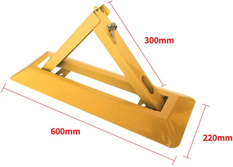 Krtopo Folding Parking Barrier - Removable Manual Parking Block - Image 4