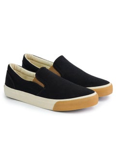 Perky Men's Slip-On Casual Sneakers - Black  - Image 1